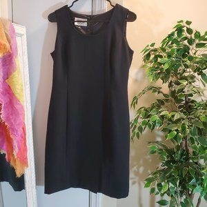 Vintage Kasper Black Sleeveless Dress
